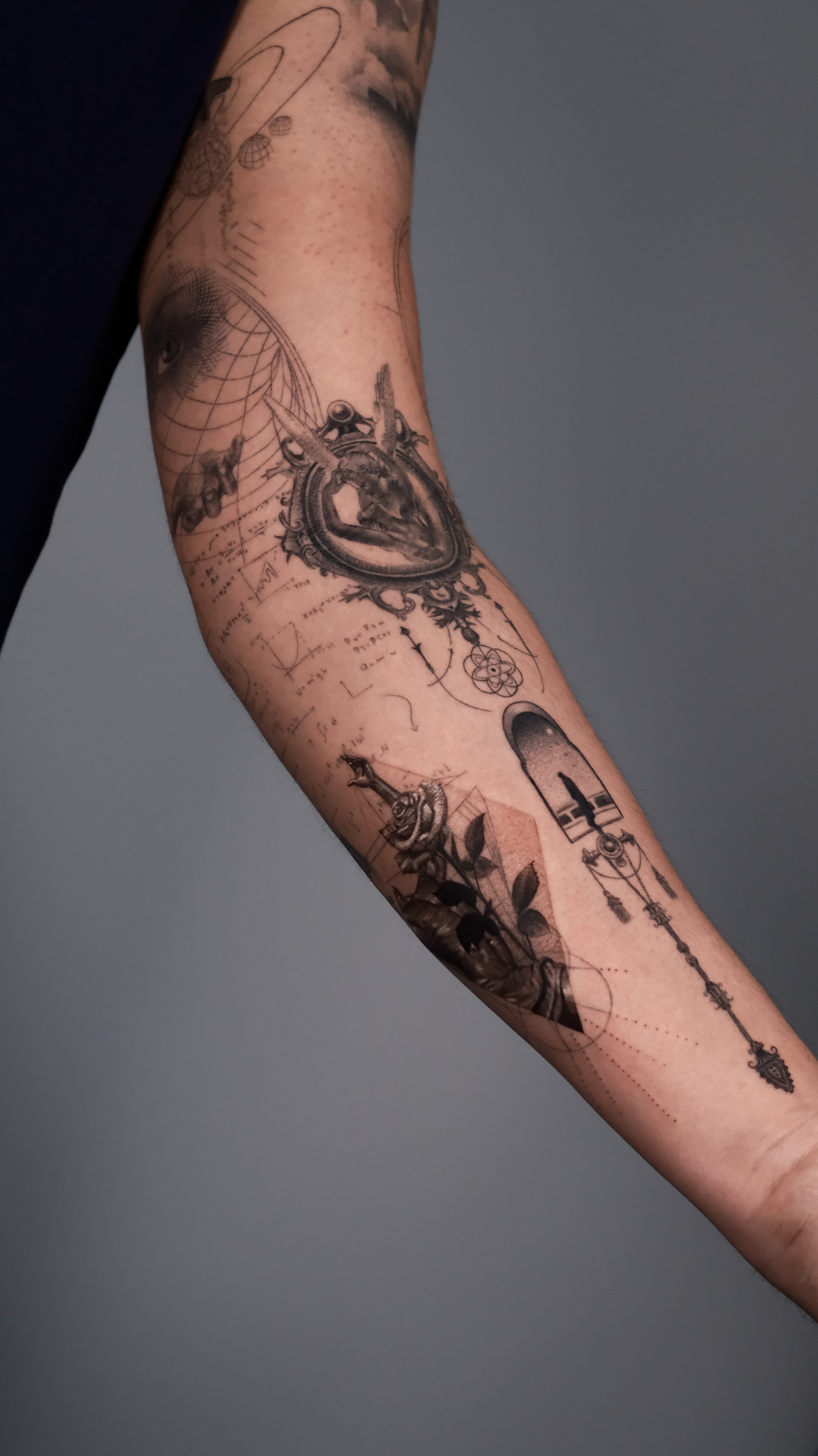 Black & Grey tattoo by Ali